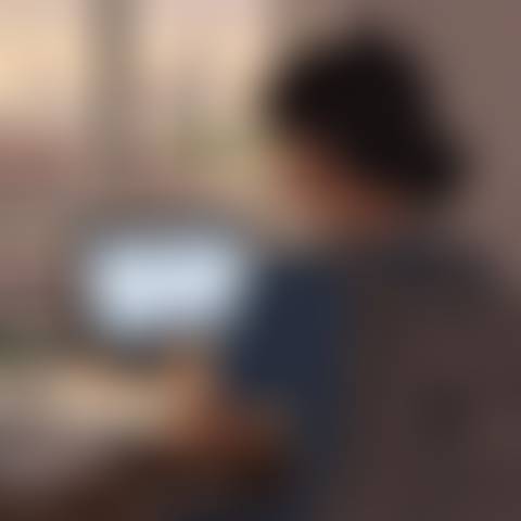 Blurred profile photo